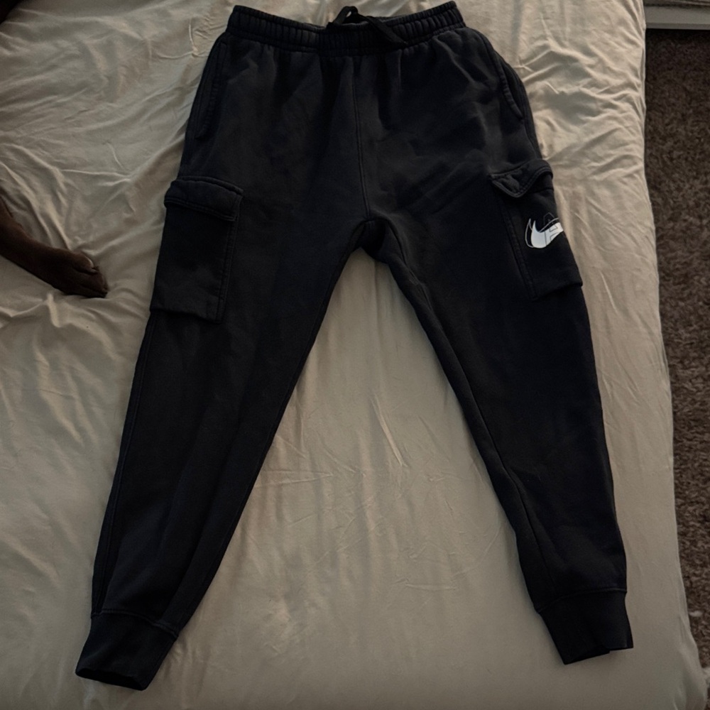 Nike Dark Gray Joggers with Cargo Pockets